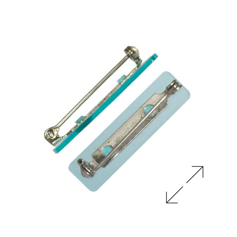 PLASTIC BADGE PIN